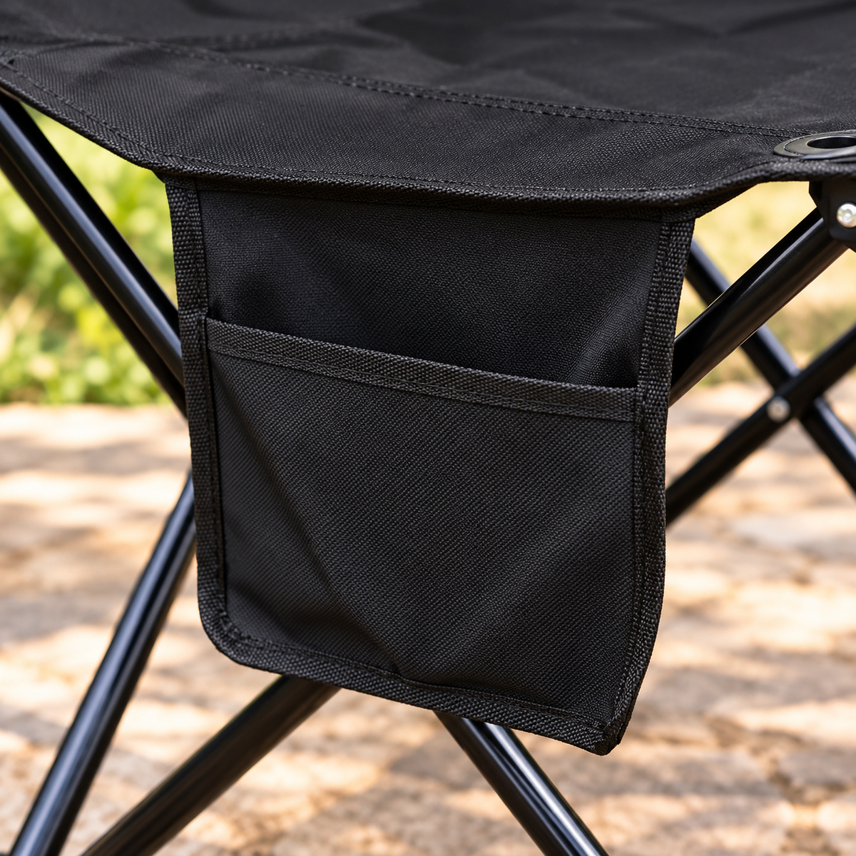 Detalle de Silla plegable portátil con funda