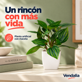 Planta artificial en maceta blanca — portada Vendalia