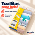 Toallitas para bebé · presentación Vendalia · SKU 52811