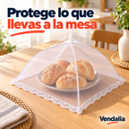 Campana blanca de malla para alimentos · portada Vendalia