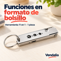 Funciones en formato de bolsillo — Vendalia. Herramienta 11 en 1 · 1 pieza