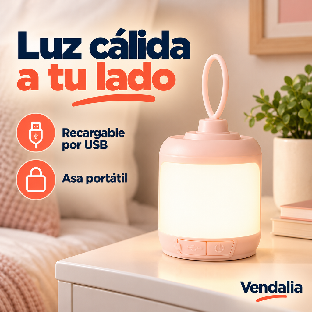 Portada Vendalia de Lámpara LED portátil