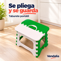 Taburete plegable de plástico portátil · Portada Vendalia · SKU 52863