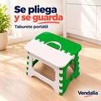 Taburete plegable de plástico portátil · Portada Vendalia · SKU 52863