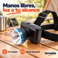 Portada Vendalia de Linterna LED minera recargable
