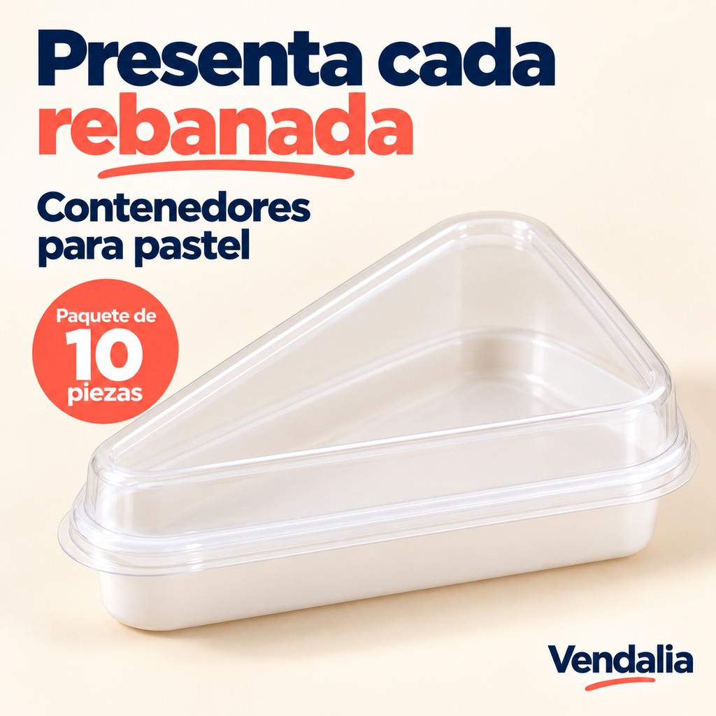 Presenta cada rebanada · presentación Vendalia · SKU 52876