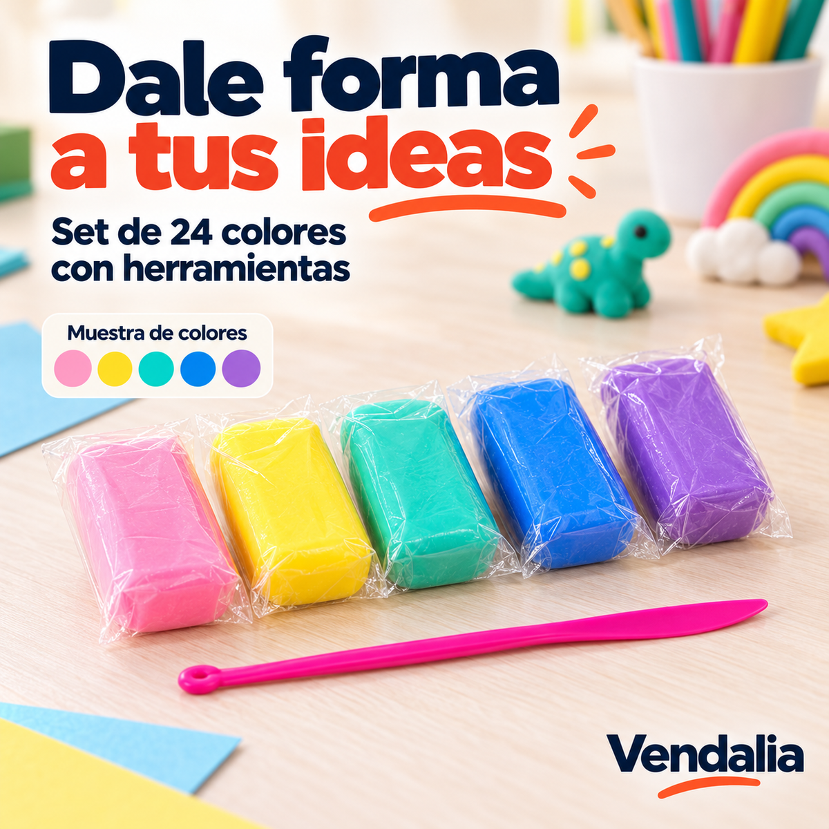 Portada Vendalia de Fomi moldeable de 24 colores