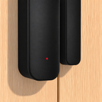 Detalle de carcasa del sensor negro