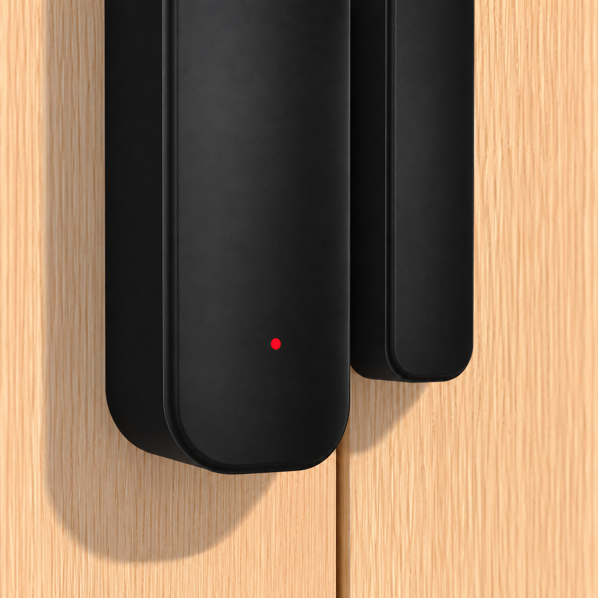 Detalle de carcasa del sensor negro