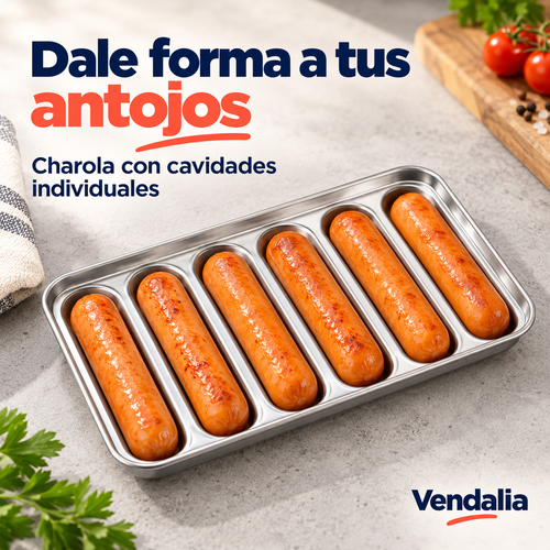 Bandeja para Salchichas de Acero Inoxidable — portada Vendalia.