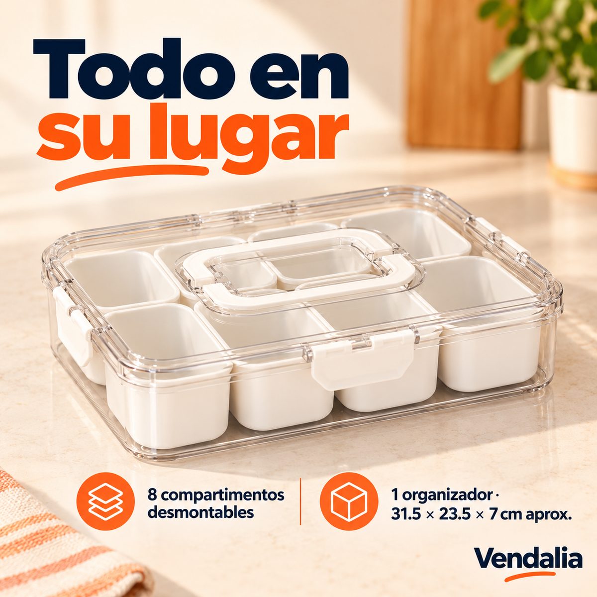 Todo en su lugar · presentación Vendalia · SKU 53077