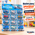 Portada Vendalia de Vehículos de transporte de juguete, paquete de 12
