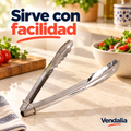 Pinzas de cocina de acero inoxidable de 29 cm · portada Vendalia