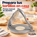 Prensa de aluminio para masa y tortillas — Vendalia