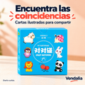 Portada de Vendalia: Encuentra las coincidencias. Diseño surtido, ejemplo de cartas.