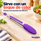 Pinzas de cocina moradas — Vendalia