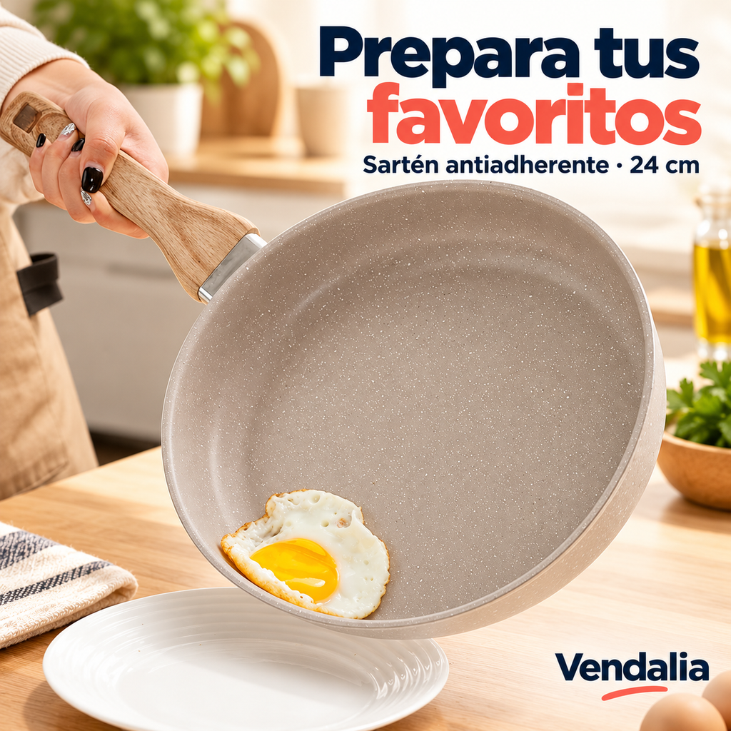 Sartén antiadherente de 24 cm — Vendalia