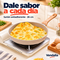 Sartén beige antiadherente de 26 cm — Vendalia