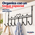 Perchero negro de corazón — portada Vendalia