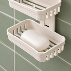 Organizador de Baño de Pared con Doble Bandeja · Vista de detalle · SKU 53320