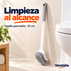 Cepillo blanco y gris para baño, portada Vendalia