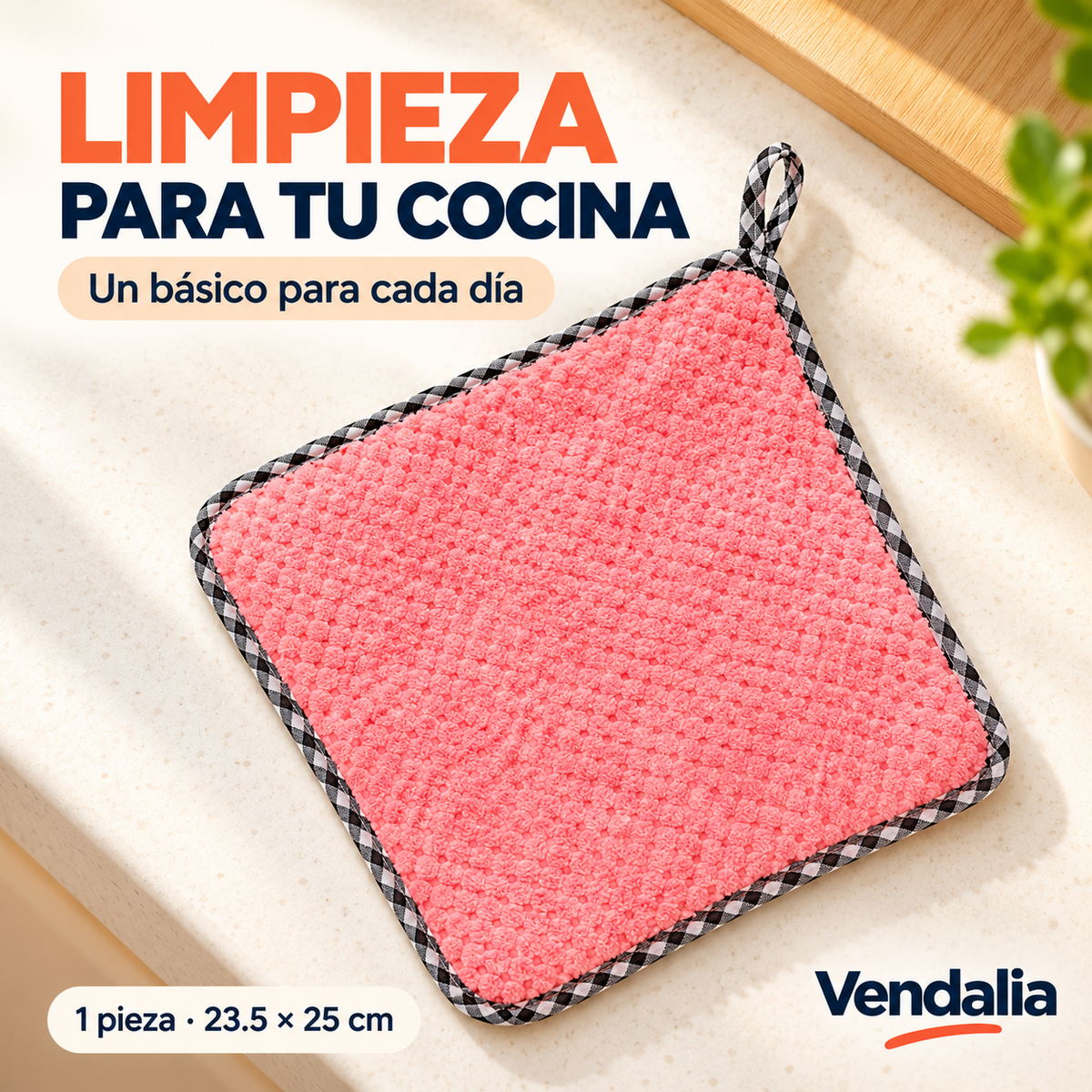 LIMPIEZA PARA TU COCINA · presentación Vendalia · SKU 53348