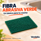 FIBRA ABRASIVA VERDE · presentación Vendalia · SKU 53416