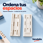 Ordena tus espacios — Vendalia. Soporte adhesivo · 1 unidad de dos partes