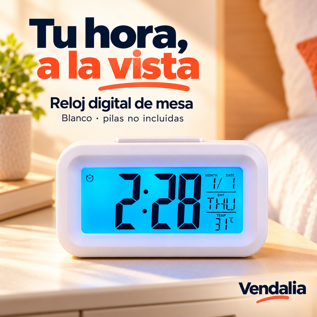 Tu hora, a la vista · presentación Vendalia · SKU 53460
