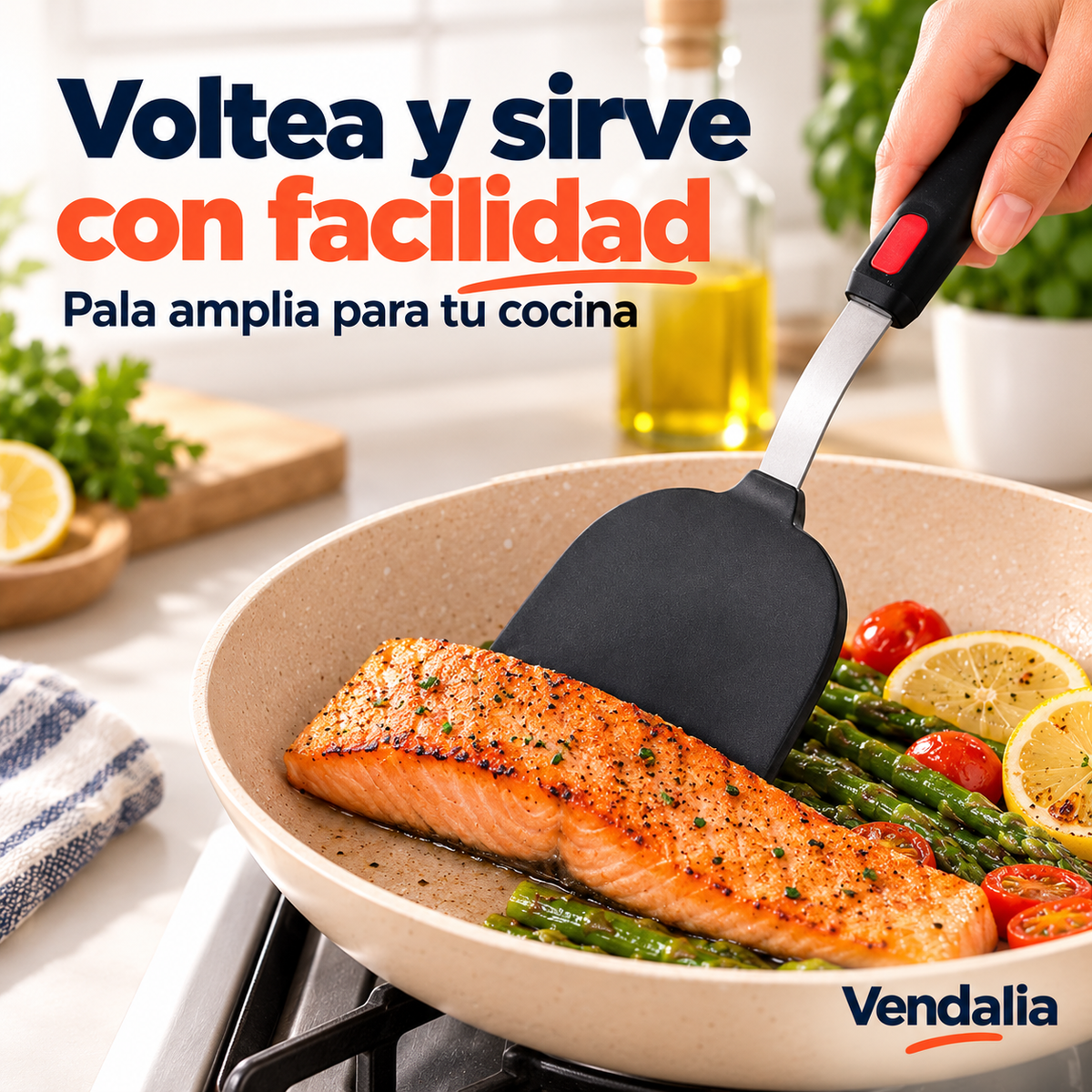 Espátula Tipo Pala para Cocina — portada Vendalia.