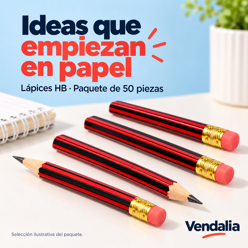 Vendalia — 53553 — presentación del producto — muestra de producto; presentación de venta: paquete de 50 piezas