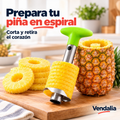 Cortador y descorazonador de piña verde. Portada Vendalia.