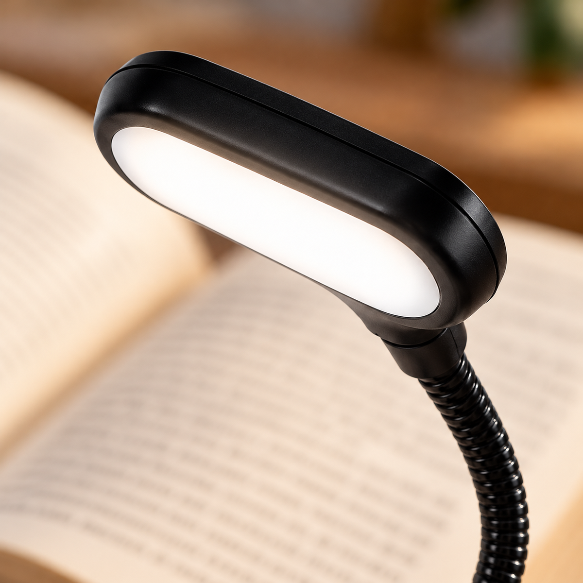 Detalle de Lámpara LED de Lectura con Clip Flexible
