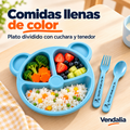 Plato Infantil con Cuchara y Tenedor — portada Vendalia.