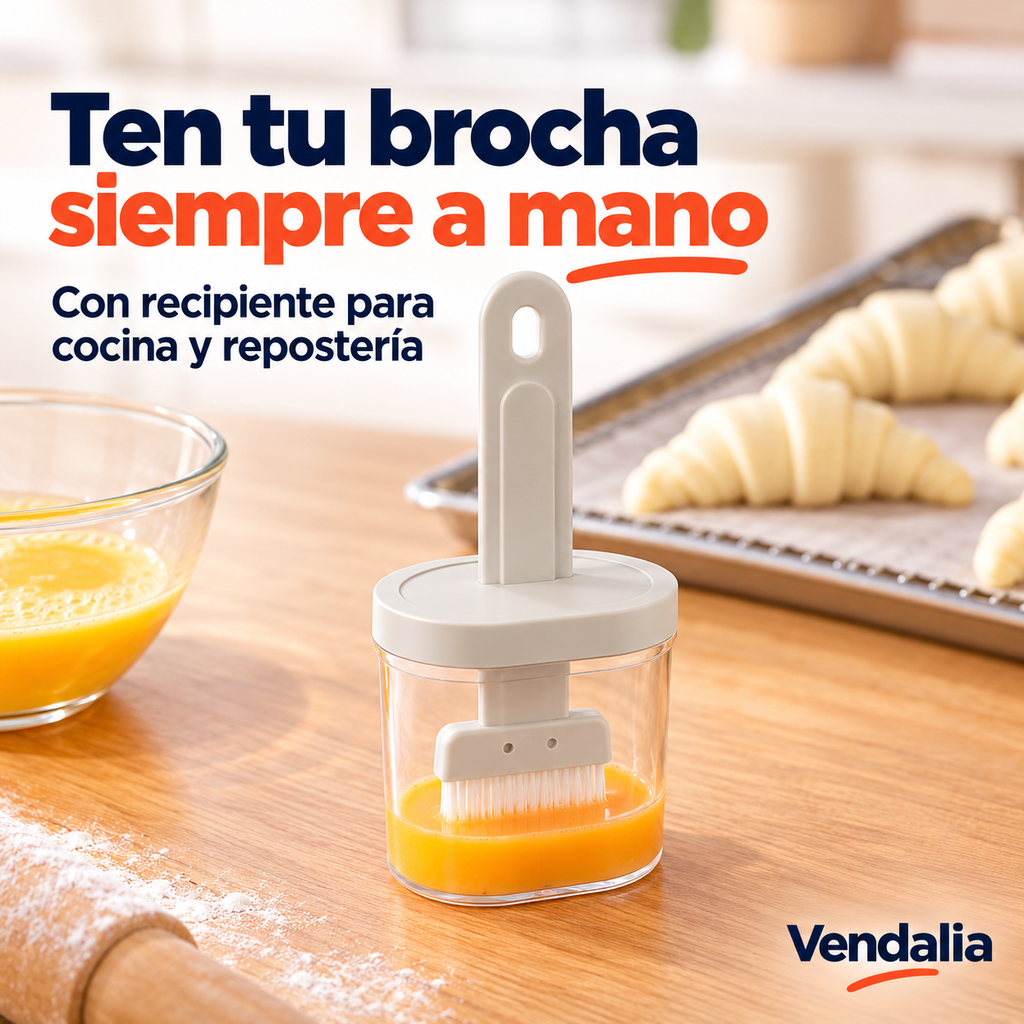 Brocha con Recipiente Gris Claro — portada Vendalia.