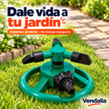 Portada Vendalia de Aspersor giratorio de jardín de plástico con base