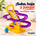 Juego Cat and Mouse amarillo y morado; ejemplo de color surtido — Vendalia
