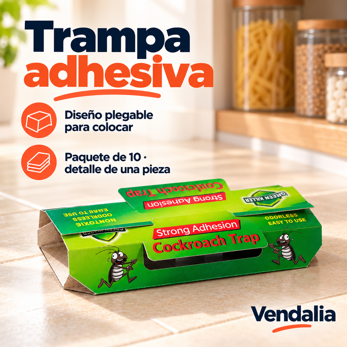 Trampa adhesiva · presentación Vendalia · SKU 53677