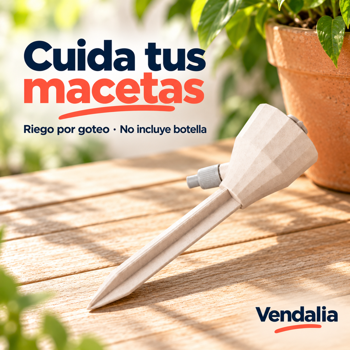 Portada Vendalia de Sistema de Riego por Goteo para Macetas