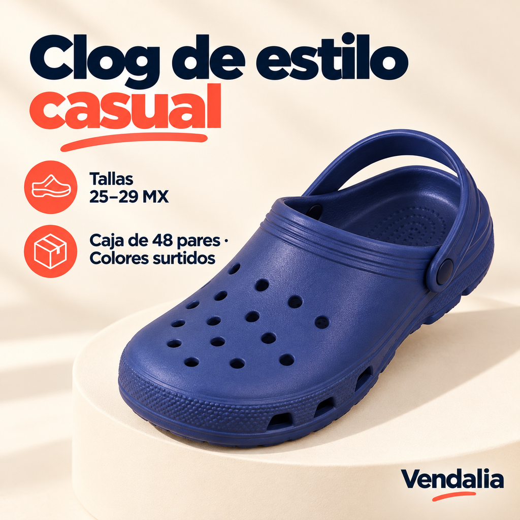 Clog de estilo casual · presentación Vendalia · SKU 53809