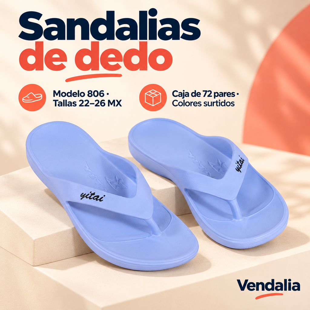 Sandalias de dedo · presentación Vendalia · SKU 53811