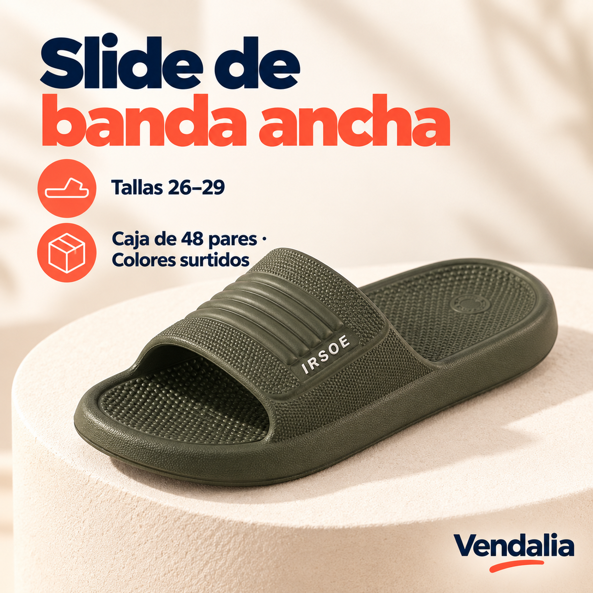 Slide de banda ancha · presentación Vendalia · SKU 53828
