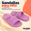 Sandalias para niña · presentación Vendalia · SKU 53838