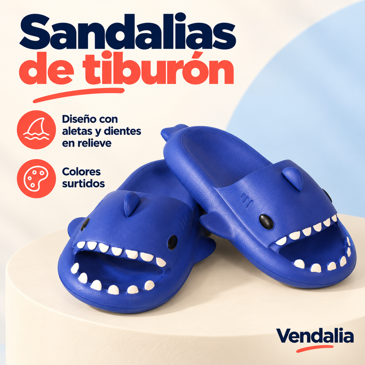 Sandalias de tiburón · presentación Vendalia · SKU 53850