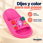 Dijes y color para sus pasos · presentación Vendalia · SKU 53867