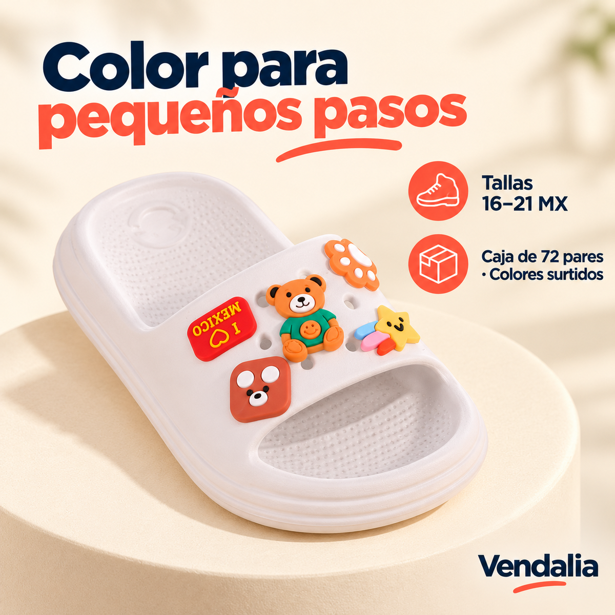 Color para pequeños pasos · presentación Vendalia · SKU 53868