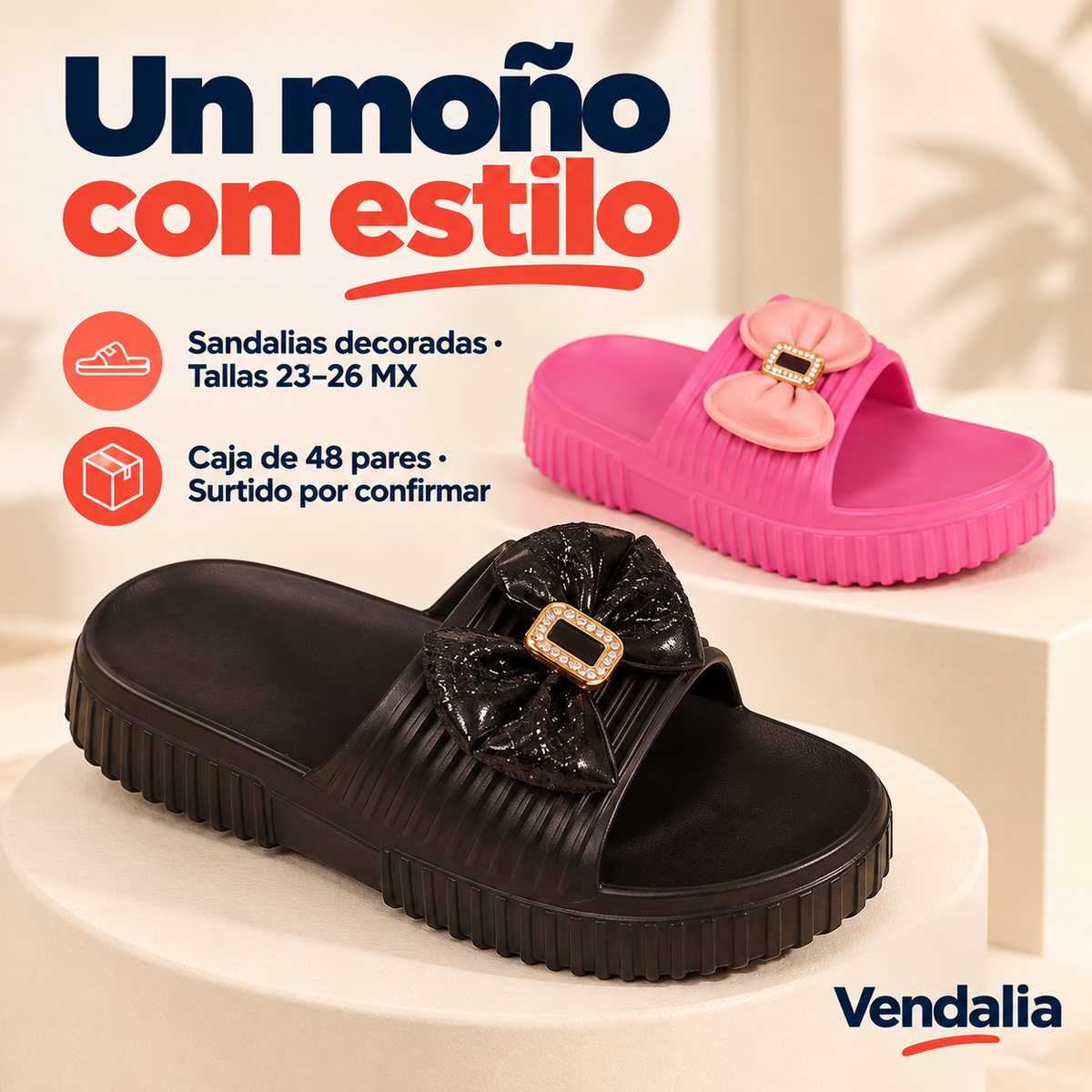 Un moño con estilo · presentación Vendalia · SKU 53875