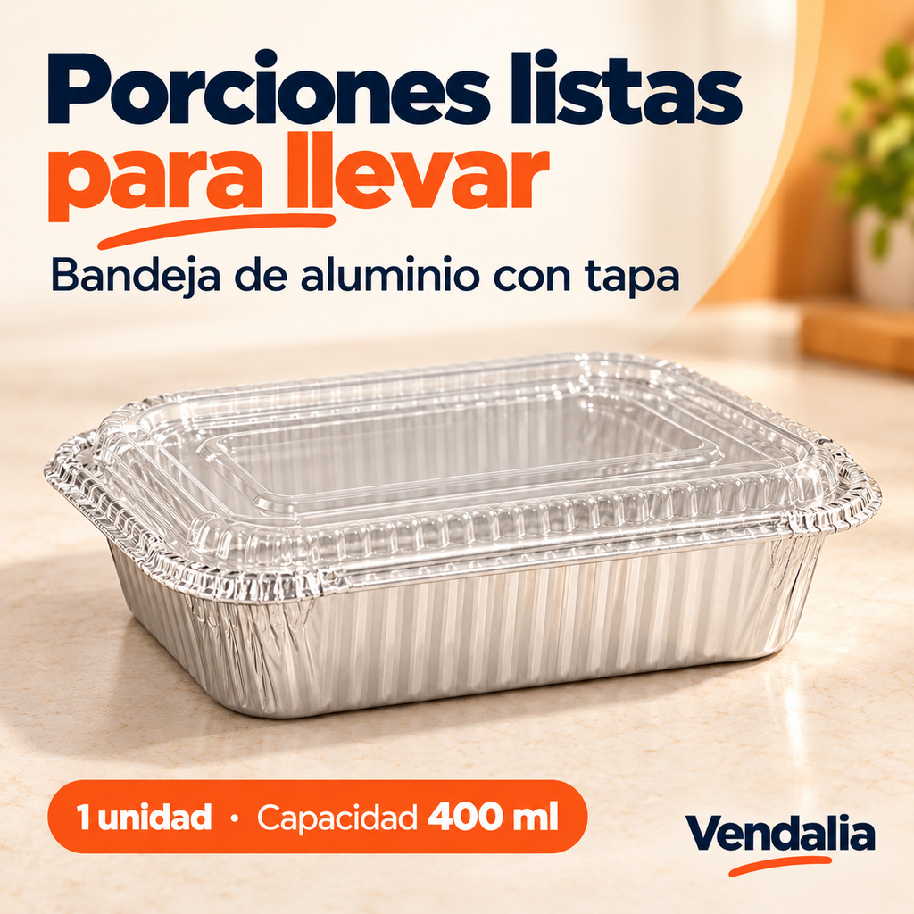 Porciones listas para llevar · presentación Vendalia · SKU 54019