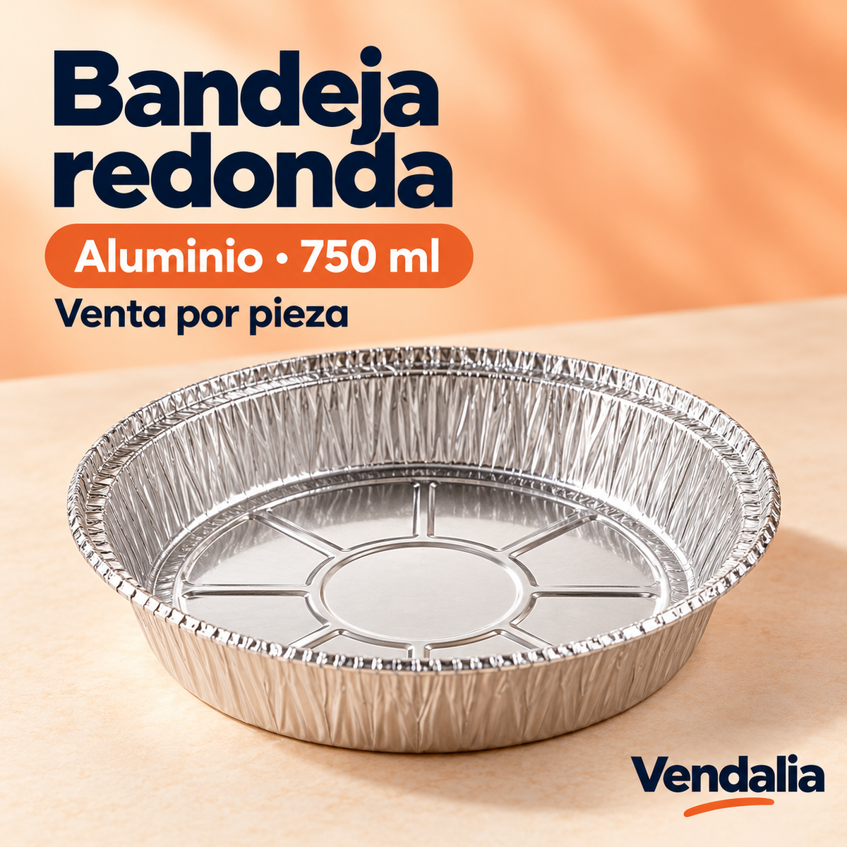 Bandeja redonda · presentación Vendalia · SKU 54023