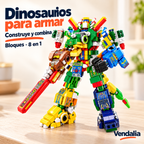 Dinosaurios para armar · presentación Vendalia · SKU 54034